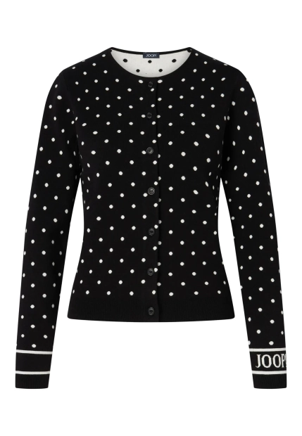 SWETER DAMSKI KARDIGAN ZAPINANY NA GUZIKI W KROPKI JOOP! 30100452