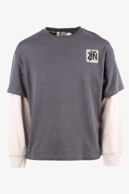 T-SHIRT CHŁOPIĘCY Z DŁUGIM RĘKAWEM ORIGINAL MARINES DFA2665B