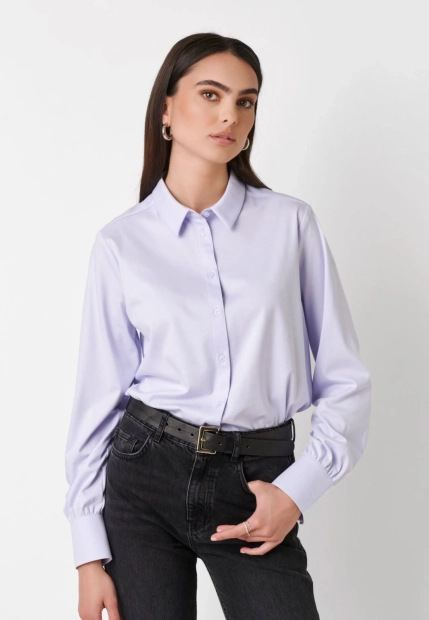 DŻERSEJOWA KOSZULA DAMSKA Z DŁUGIM RĘKAWEM DESOTO 61299-2