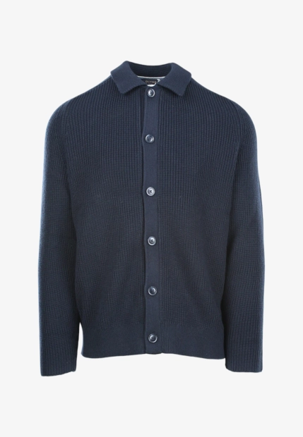 SWETER MĘSKI ZAPINANY NA GUZIKI Z DOMIESZKĄ WEŁNY OLYMP 531686