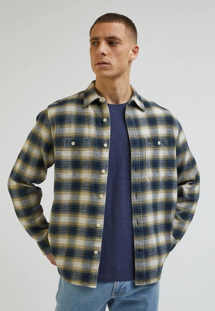 KOSZULA MĘSKA W KRATĘ LEE 112341779