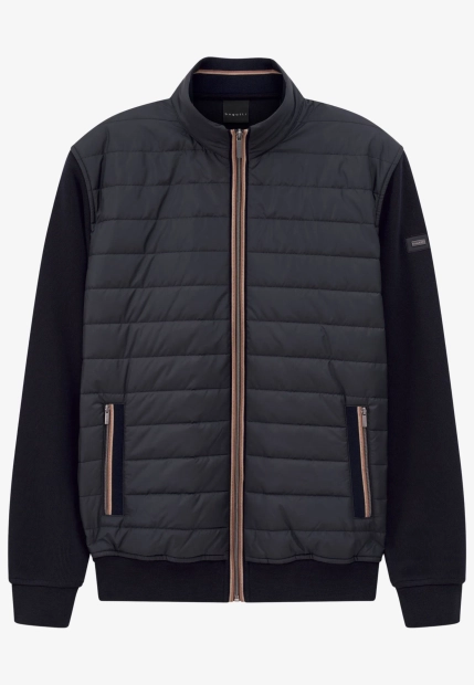 BLUZA MĘSKA Z PIKOWANYM PRZODEM BUGATTI 8700 15121