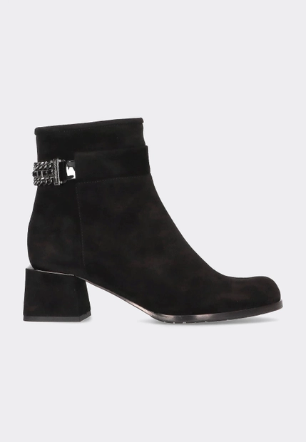 SKÓRZANE ELEGANCKIE BOTKI ACCADEMIA 7414