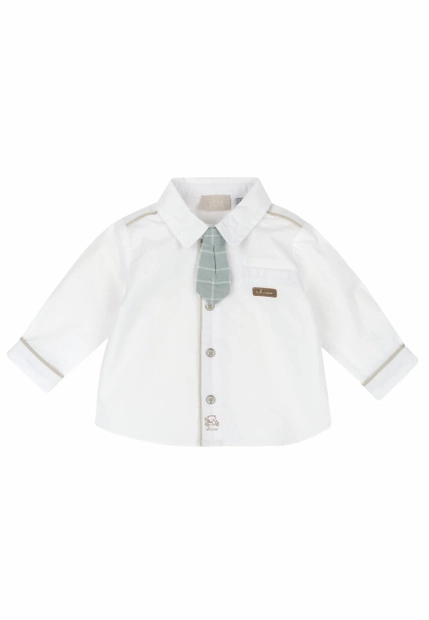KOSZULA CHŁOPIĘCA Z DŁUGIM RĘKAWEM ORAZ KRAWATEM CHICCO 54658