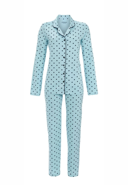 PIŻAMA DAMSKA W KROPKI ZAPINANA NA GUZIKI RINGELLA 5511248