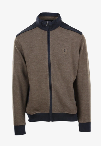 BLUZA MĘSKA ZAPINANA NA ZAMEK BŁYSKAWICZNY ROTTE MEDITERRANEE RM170330SELAN