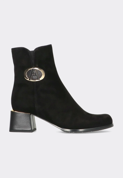 SKÓRZANE ELEGANCKIE BOTKI ACCADEMIA 7325