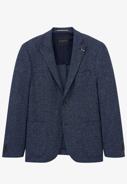 JEDNORZĘDOWA MARYNARKA MĘSKA JERSEY BUGATTI 19250 198133