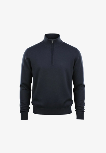 SWETER MĘSKI Z DOMIESZKĄ WEŁNY STORMY LIFE W4276