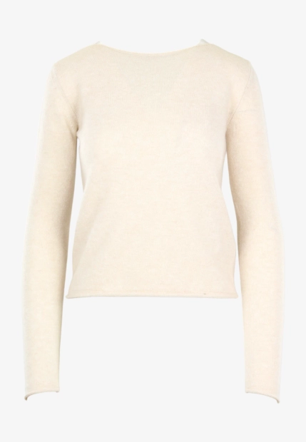 SWETER DAMSKI Z DOMIESZKĄ WEŁNY WISKOZY I KASZMIRU EMME MARELLA STAZZO