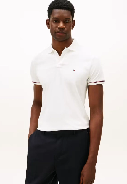 POLO MĘSKIE Z KRÓTKIM RĘKAWEM TOMMY HILFIGER MW0MW41612